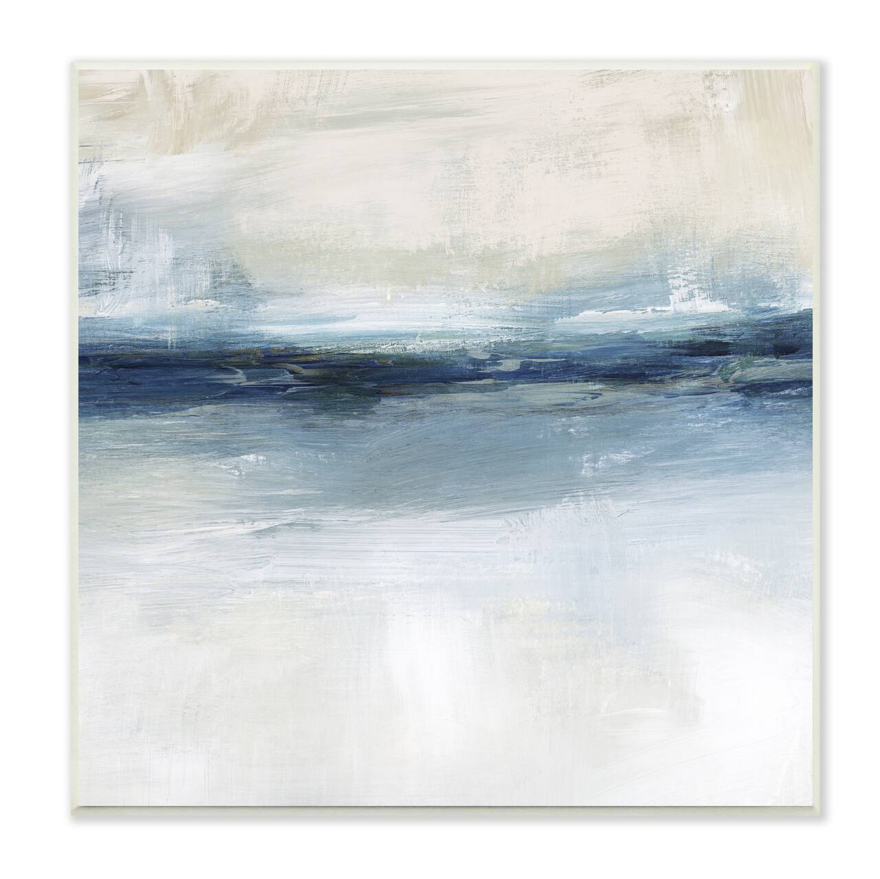 Stupell Industries Gloomy Sea Horizon Line Wall Plaque Art